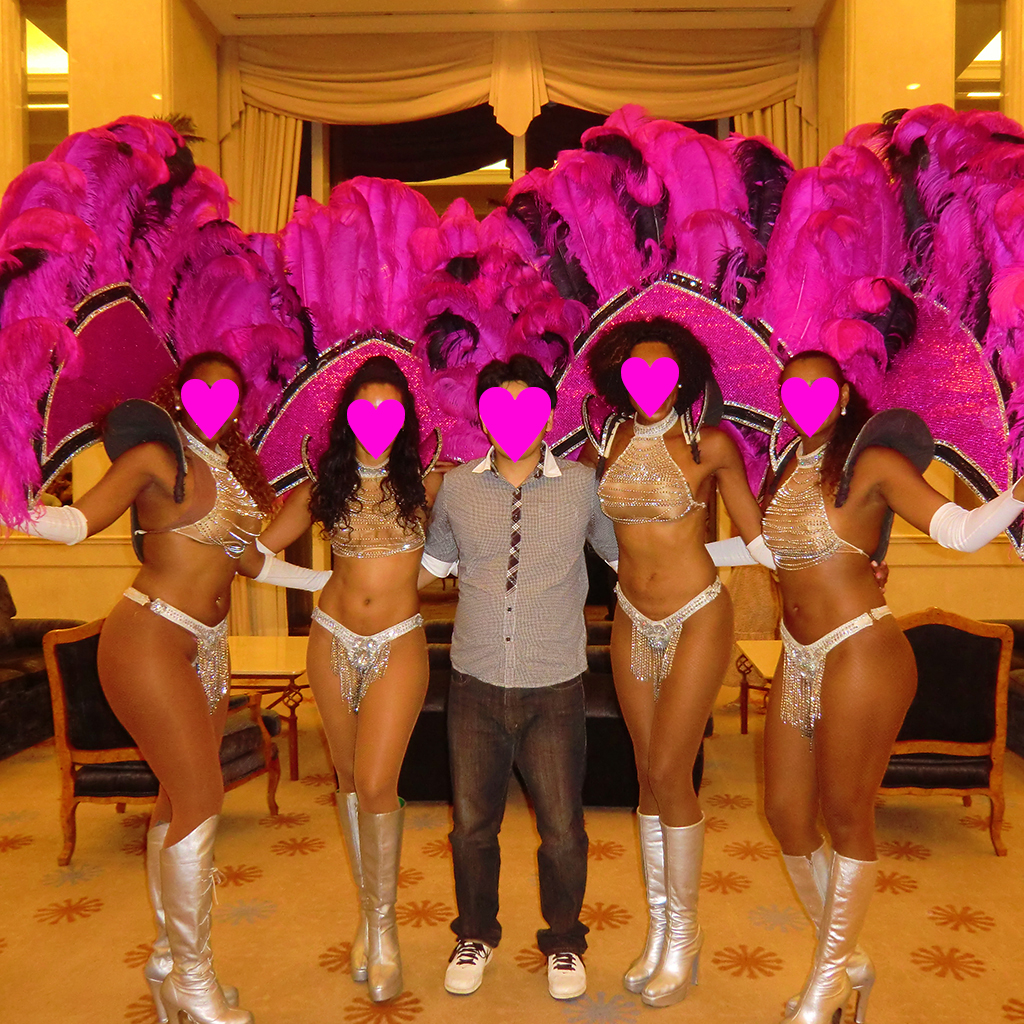 ダンサーとの写真