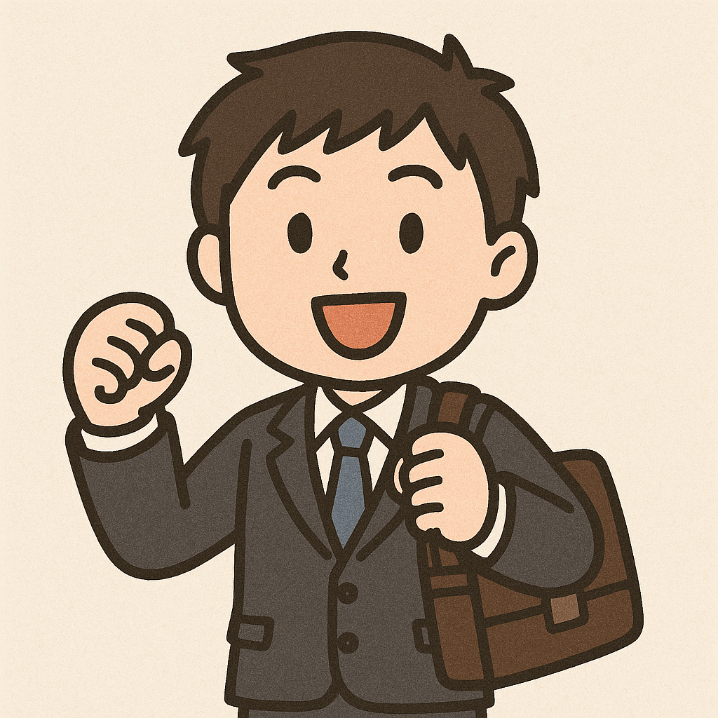 バイトを始めた青年の画像